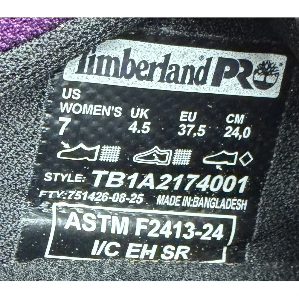 Timberland PRO item specifics